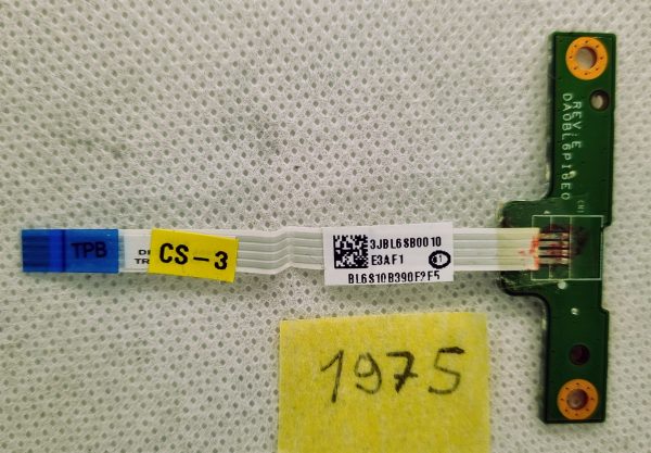 DA0BL6PI6E0 Originalna OEM Toshiba plošča za vklop/izklop touchpada s kablom za Satellite L755 - rabljeno - Image 2