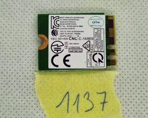 DELL DW1820 WLAN WiFi Brezžična 802.11ac NGFF omrežna modulna kartica QCNFA344A D4V21 - rabljeno