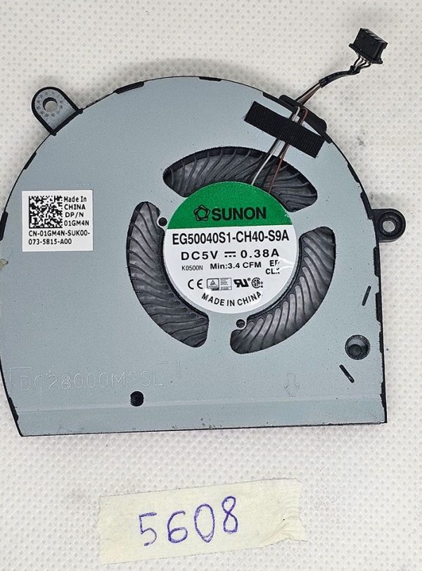 Dell Latitude 5500 ventilator CPU 01GM4N - Originalna nadomestna del. - rabljeno