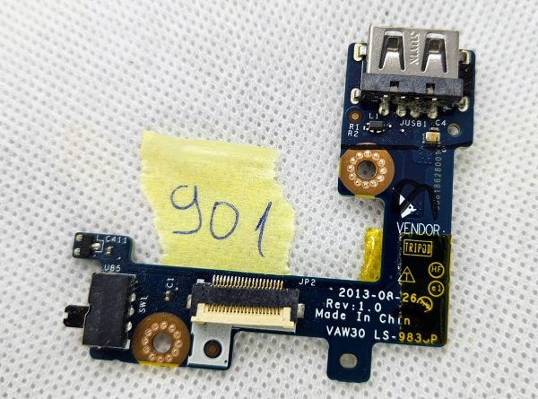 Dell Latitude E5440 USB priključek brezžični stikalo za vklop/izklop plošča LS-9833P - rabljeno