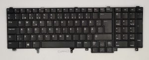 Tipkovnica Dell Latitude E5530 nordijska postavitev - združljiva z različnimi postavitvami P/N: PK130LH2E19 - rabljeno