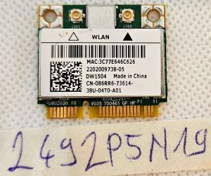 WiFi kartica za prenosnik Dell Latitude E5530 CN-086RR6 Pravi nadomestni brezžični omrežni adapter - rabljeno