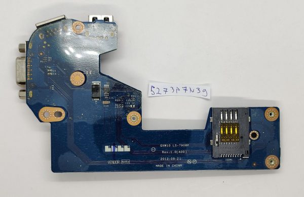 Dell Latitude E5530 VGA/USB/Ethernet plošča LS-7908P – Originalna zamenjava - rabljeno - Image 2