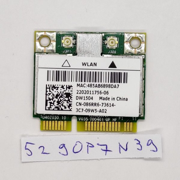 Dell Latitude E5530N prenosni računalnik WiFi kartica 86RR6 086RR6 CN-086RR6 Zamenjava - rabljeno
