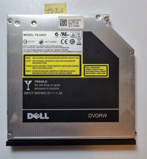 Dell Latitude E6410 8X DVD±RW zapisovalnik TS-U633 TS-U633F DPN 0V42F8 - Originalen in zanesljiv - rabljeno
