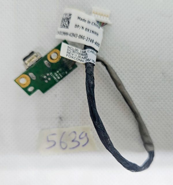 Dell Latitude E6410 FireWire priključna plošča z kablom X1NHH – 6 žični 6-pinski priključek - rabljeno