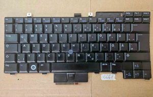 Dell Latitude E6410 tipkovnica 0WP242 B120 GER – nemska QWERTZ postavitev OEM - rabljeno