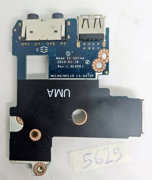 Dell Latitude E6410 USB Audio LAN plošča LS-5472P 0N3R3T – Zamenjava za prenosni računalnik - rabljeno