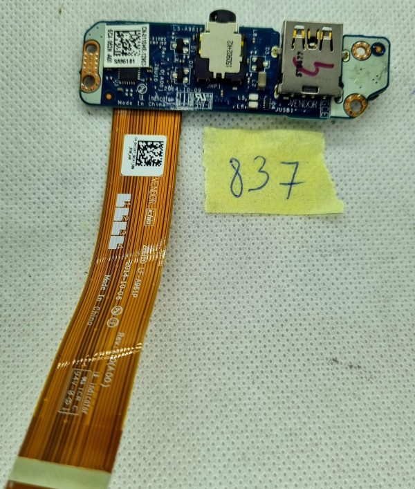Dell Latitude E7450 plošča z USB priključkom in avdio vtičem s kablom 0110HR 0KCXKT - rabljeno
