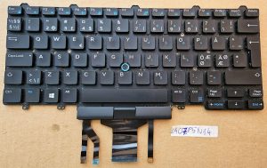 Tipkovnica Dell Latitude E5450 E5470 E7470 E7450 07TNDW NSK-LK1BC - Originalna OEM zamenjava osvetljenega prenosnika - rabljeno