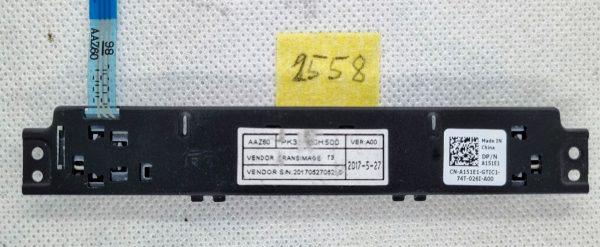 Dell Latitude E7470 plošča za gumb na touchpadu + kabel A151E1 CN-A151E1 - rabljeno - Image 2