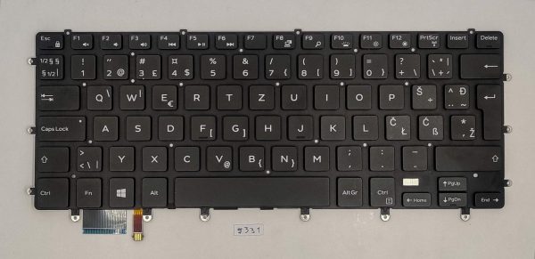 Tipkovnica za prenosnik Dell Precision 5530 - Originalna nadomestna del. - rabljeno
