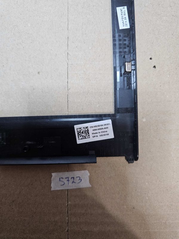 Dell Precision M4800 LCD sprednja okvirna obroba G2G1W 0G2G1W | Originalni del prenosnika - rabljeno - Image 2