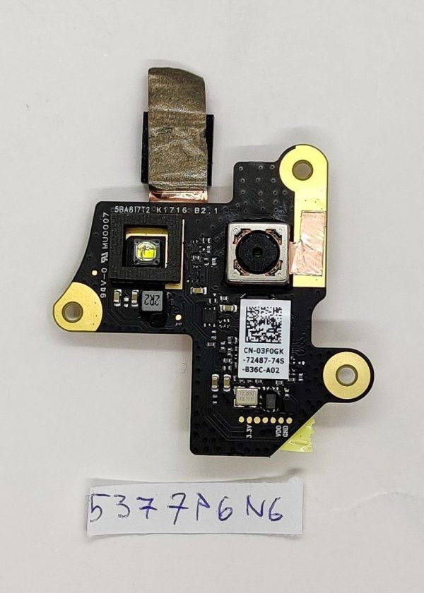 Dell Rugged Tablet 12 7202 Modul zadnje kamere 3F0GK 03F0GK – Originalni deli - rabljeno