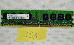Namizni računalnik 512MB 1Rx8 PC2-4200U-444-11-A1 Pomnilnik HYS64T64000HU-3.7-A - rabljeno