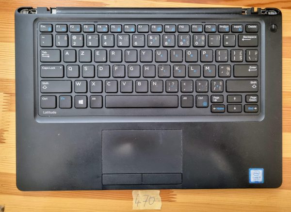OEM Dell Latitude E5480 prenosni računalnik, podloga za dlan, sledilna plošča, ameriška/angleška tipkovnica HUI09 A16721 - rabljeno