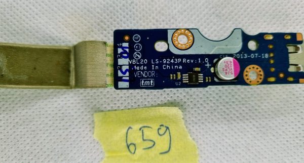 ZA HP ZBOOK 15 majhna plošča z vgrajeno USB vmesniško ploščo LS-9243P - rabljeno