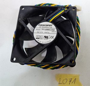 Ventilator FOXCONN PVA080G12Q 80mm 12V 0.65A 4Pin za hlajenje za Lenovo Think Centre M700 - rabljeno