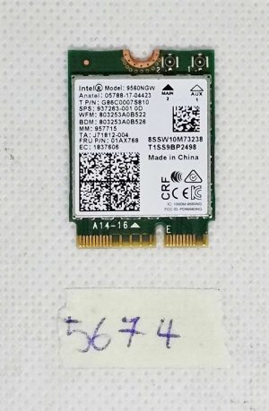 FUJITSU E559 9560NGW Brezžični modul SPS 937263-001 - Originalni del prenosnika - rabljeno