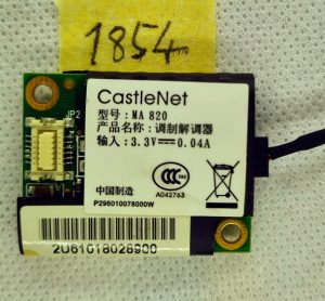 Fujitsu Amilo prenosni računalnik modem kartica Castlenet MA820 76G060820-00 3.3v P296010078000W - rabljeno