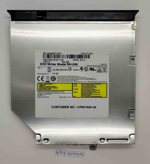Fujitsu Lifebook AH531 DVD zapisovalnik BLU-RAY ROM CP557625-02 - rabljeno