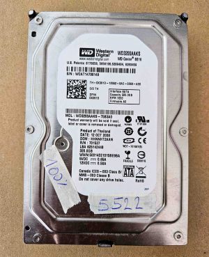 Fujitsu Lifebook U745 WD3200AAKS 320GB SATA 3.5" trdi disk - rezervni del - rabljeno