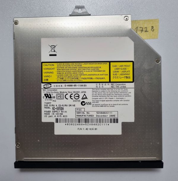 Fujitsu Siemens AMILO Pro V2030D CD/DVD bralnik + pisalnik - rabljeno