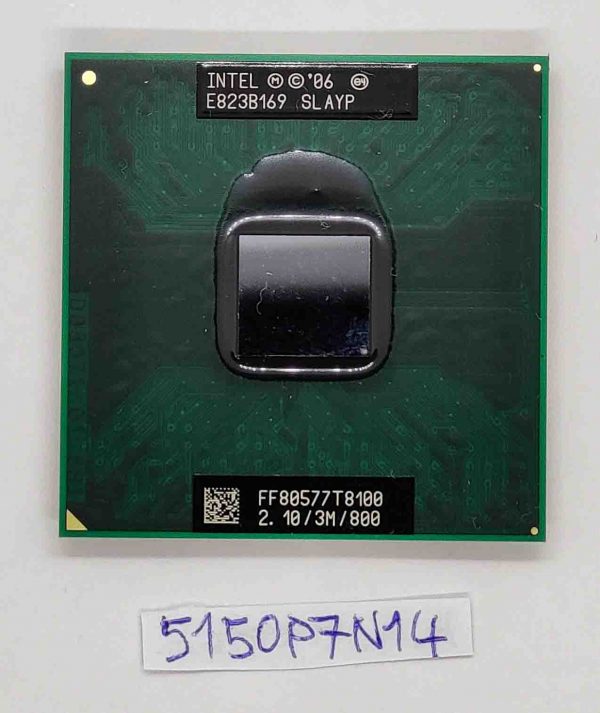 Fujitsu Siemens Esprimo Mobile D9500 2.10GHz 800MHz 3MB PGA478 Intel Core 2 Duo T8100 procesor – Originalna zamenjava - rabljeno