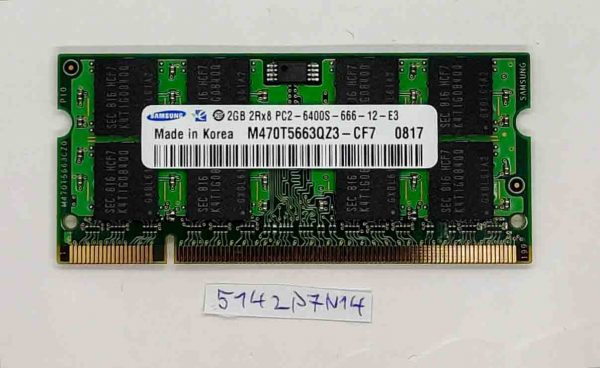 Fujitsu Siemens Esprimo Mobile D9500 2GB 2Rx8 PC2-5400S RAM – Originalna nadgradnja za izboljšano zmogljivost - rabljeno