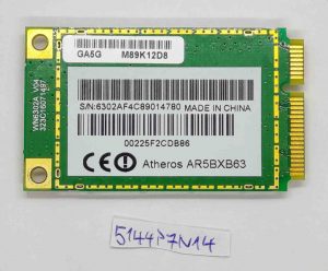 Fujitsu Siemens Esprimo Mobile D9500 Atheros AR5BXB63 WiFi kartica – Originalni nadomestni del - rabljeno