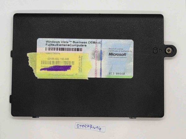 Fujitsu Siemens Esprimo Mobile D9500 vrata za nosilec trdega diska – Originalni nadomestni del - rabljeno