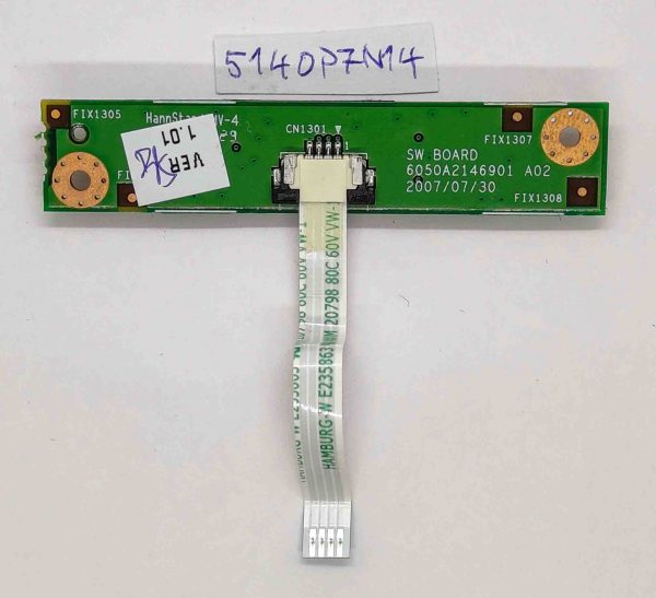 Fujitsu Siemens Esprimo Mobile D9500 plošča za vklop – Originalna nadomestna del. - rabljeno - Image 2