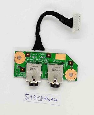 Fujitsu Siemens Esprimo Mobile D9500 zvočna plošča s kablom – Originalna nadomestna del. - rabljeno
