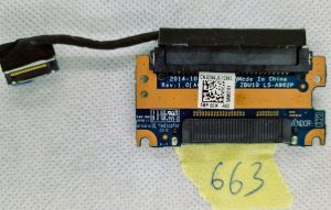 ORIGINALNA DELL LATITUDE E7450 SATA PLOŠČA ZA POVEZAVO TRDEGA DISKA z/ KABLO 2N4J0 02N4J0 - rabljeno