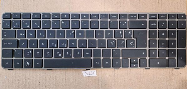 Prvotni prenosni računalnik tipkovnica 610914-071 za HP Envy 17-1000 17-2000 - osvetljena. - rabljeno