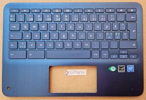 Pristno CHROMEBOOK X360 11 G3 EE Palmrest Tipkovnica - L92214-001 L92215-001 - OEM Delovi za prenosne računalnike - rabljeno