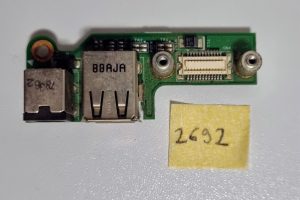 Pristna Dell Inspiron 15 - 1525/1526 DC napajalna vtičnica/konector/USB plošča - 48.4W006.021 - rabljeno