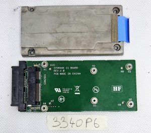Pravi Dell Latitude 7204 / 7214 Rugged M.2 trda disk caddy 09141w - OEM zamenjava - rabljeno