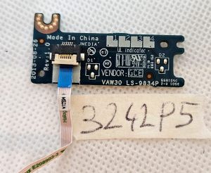Prvovrstna plošča za medijske gumbe Dell Latitude E5440 s kablom LS-9834P - Delovni deli za prenosnike - rabljeno