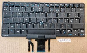 Prvovrstna tipkovnica Dell Latitude E5450 E5470 E7470 E7450 07TNDW NSK-LK1BC s osvetlitvijo - OEM - rabljeno