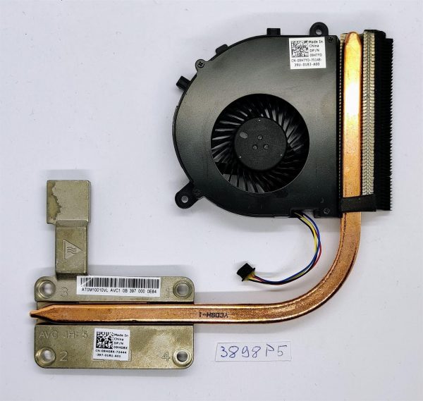 Pristen hladilnik in ventilator za Dell Latitude E5530 AT0M10010VL 9HG8X 09HTYD - rabljeno