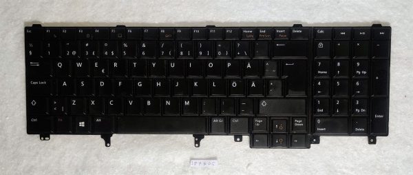 Pristna tipkovnica Dell Latitude E5530 švedska fine 05T7VT - rabljeno