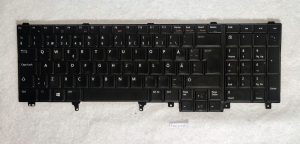 Prvotna tipkovnica Dell Latitude E5530 švedska fina 05T7VT Delovi za prenosnike - rabljeno