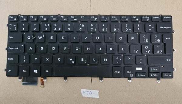 Pristno Tipkovnica za prenosnik Dell Precision 5510 – osvetljena – OEM zamenjava – hitra dostava - rabljeno