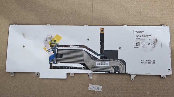 Prvovrstna tipkovnica Dell Precision M4800 PK130VI2B19 CN-031CWT | Nordijska postavitev - rabljeno - Image 2