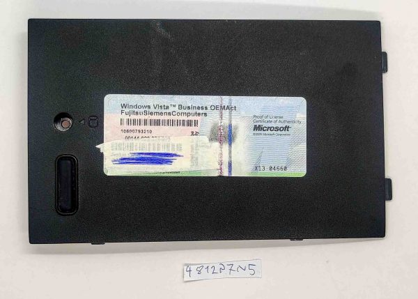 Originalna pokrovna plošča za trdi disk prenosnika Fujitsu Esprimo V5515. - rabljeno