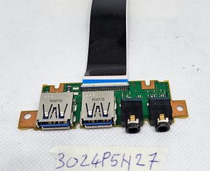 Prvovrstna Fujitsu Lifebook E546 USB AUDIO plošča s kablom CP693720 - Del za prenosnike - rabljeno
