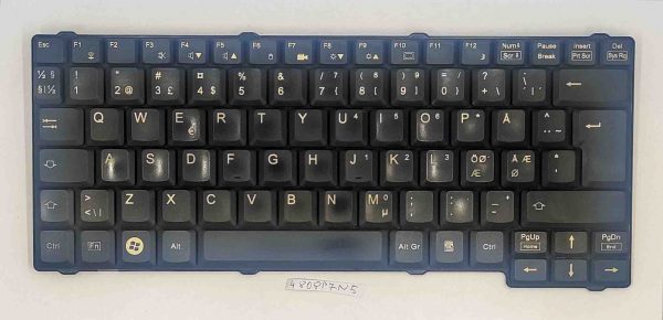 Prvotni Fujitsu Siemens Esprimo D9500 M9400 V5515 nordijska tipkovnica X-YBKB zamenjava - rabljeno
