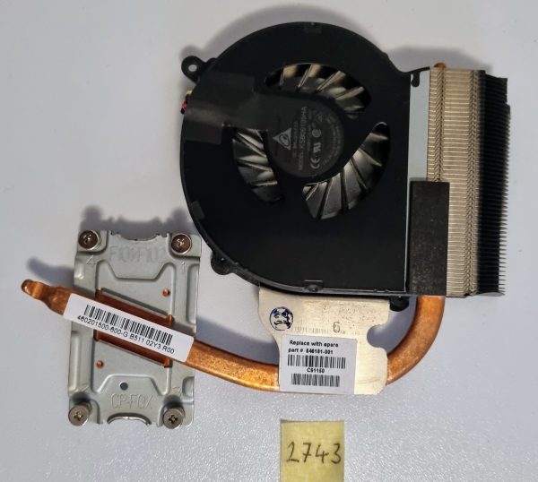 Pravi HP 630 prenosni računalnik hladilnik in ventilator, številka dela 646181-001, hitra dostava. - rabljeno