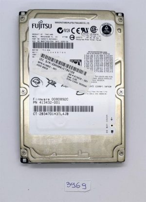 Pristni HP 80GB 5400rpm 2,5-palčni SATA trdi disk 413852-001 - OEM nadomestni del - rabljeno